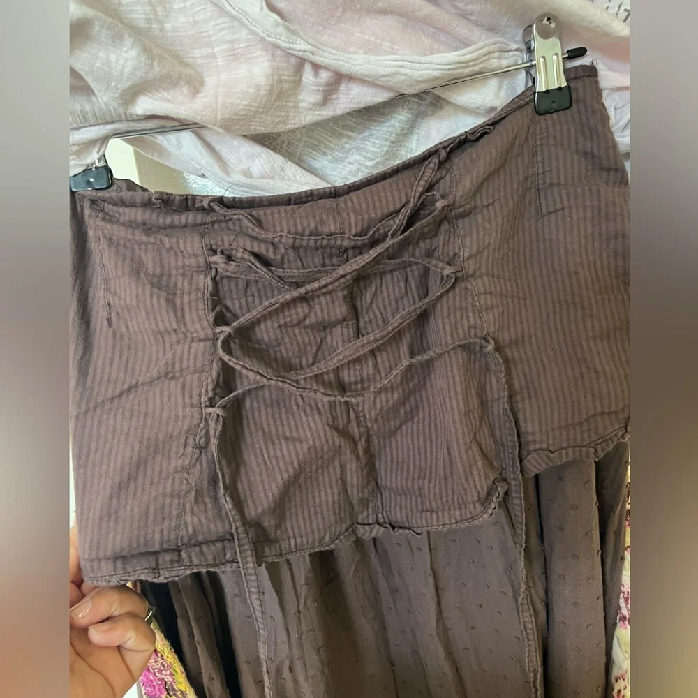 Vintage cotton skirt / size medium - Picture 5 of 14